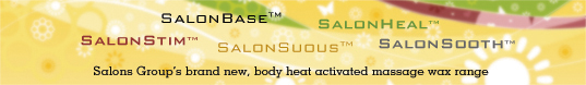 Salons Group Massage Wax Range
