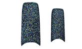 Deep Space Glitter Tips : Salons Group Fashion Nail