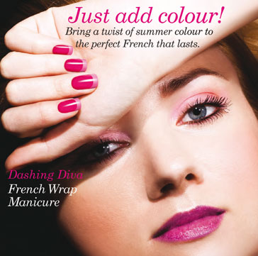 Dashing Diva French Wrap Manicure
