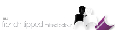 French Tipped Mixed Colour Packs