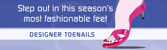 Designer Toenails This seasons most fashionable feet